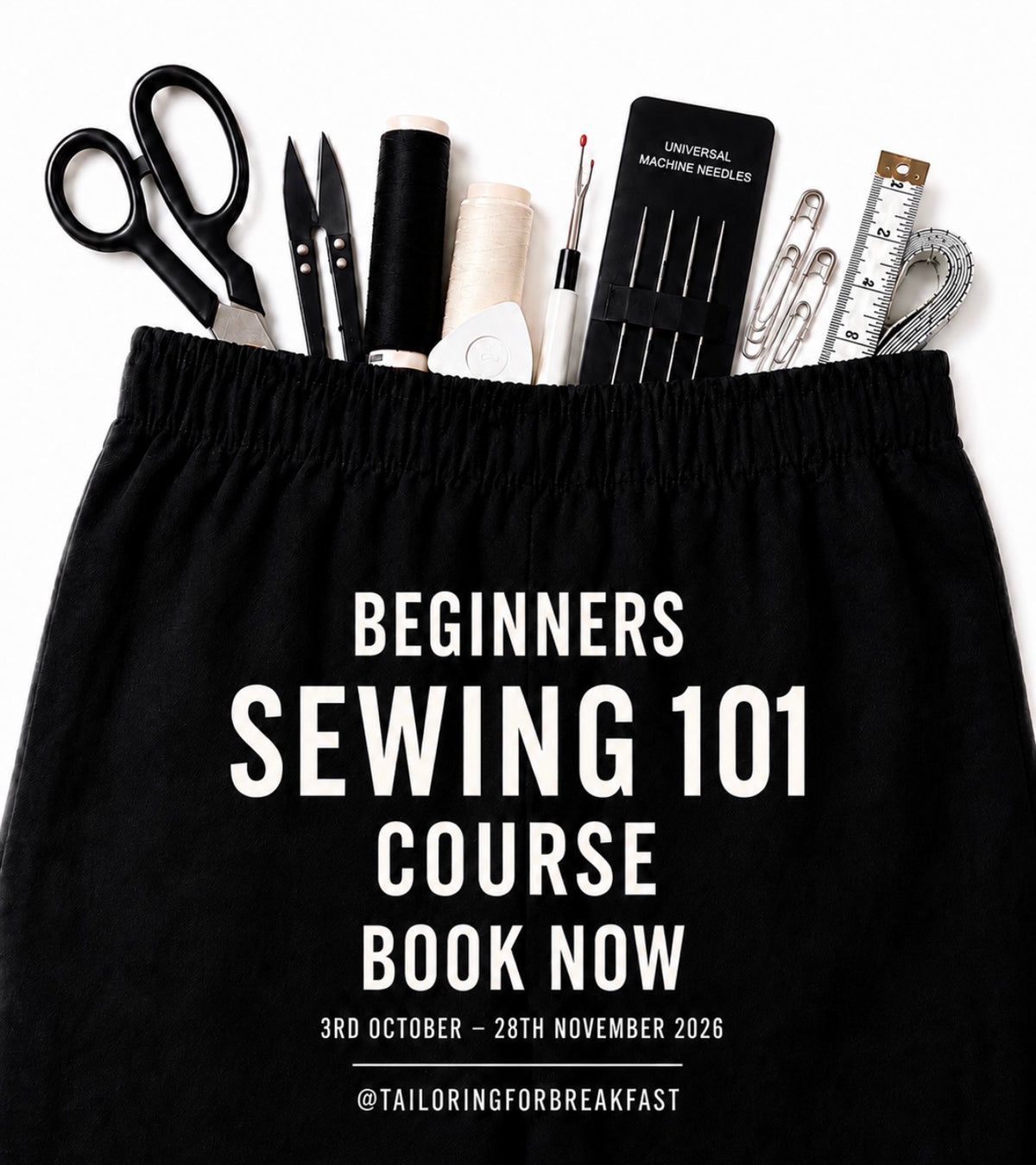 Sewing 101: 5 Week Course
