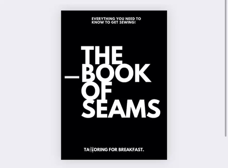 The Book Of Seams: Beginner’s Sewing Guide (Digital)